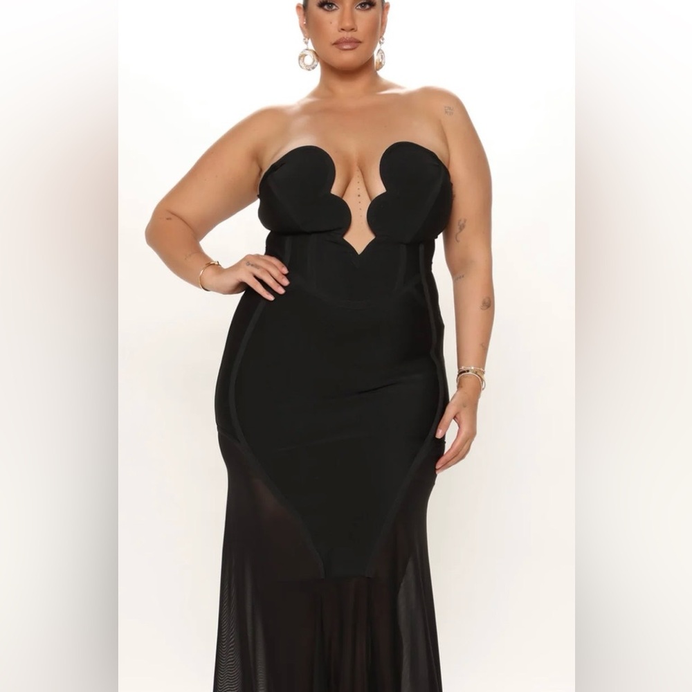 Fashion Nova Black Maxi Dress